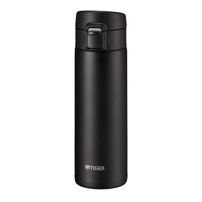 tiger thermos water bottle 480ml mug bottle one touch lightweight black