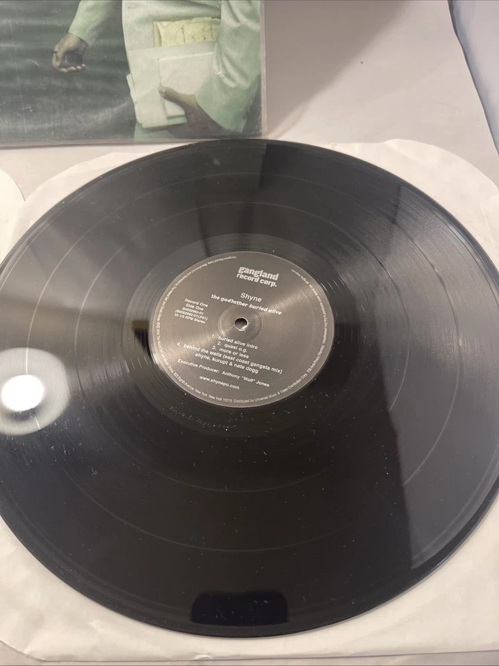 Shyne Godfather Buried Alive 2LP 2004 US Promo Puff Daddy The Notorious B.I.G. - Image 4 of 4