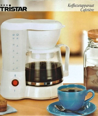 cafetière électrique marque Tristar blanche capacité 2/12 tasses NEUVE - Photo 1/2