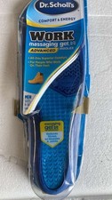 Dr Scholls Insoles Men Work Massaging Gel Size 8-14 Full Shoe Insole