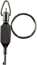 ZAK Tool ZT-9P Flat Knurled Swivel Key, Black