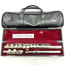 YAMAHA Yfl-211 Flute Silver Plating With Hard Case  Bag Used From Japan B0060