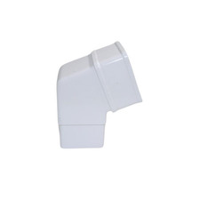 Aquaflow Square Guttering 112.5° Offset Bend White