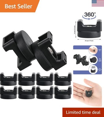 Magnetic Zip Tie Mount Base Black Magnetic Cable Clips Wire Holder Multipurpo...