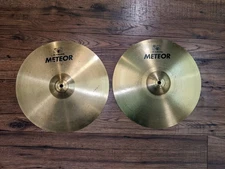 Meteor AA Meinl 14" Hi-Hat Pair Of Cymbals Made In Germany