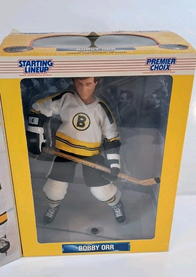 "Figura de colección 1997 Bobby Orr 12"" alineación inicial nueva en caja primera edición" Foto 3 de 4