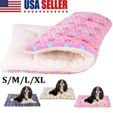 Washable Pet Dog Cat Bed Puppy Cushion Pet Soft Warm Kennel Dog Mat Blanke S XL
