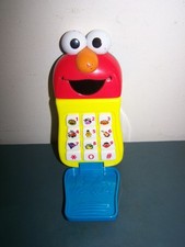 SESAME STREET ELMO COOKIE MONSTER 2 IN 1 GIGGLE CELL PHONE TESTED WORKS