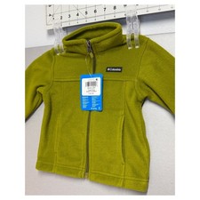 NWT Columbia Steens Mt II Fleece Jacket Child 12/18 Months Green Full Zip NWT