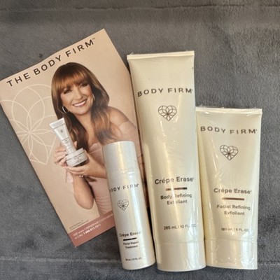 Face & Body BODY FIRM Crêpe Erase Exfoliant & Repair Set AHA Cream Face & Body