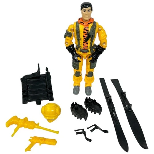 Vintage GI Joe Tiger Force Blizzard Complete 3.75" Figure 1990 Euro UK Exclusive