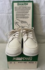 Vintage 1980s Stride Rite Baby Walking Shoe Moccasin Cherub 5 2E Original Box
