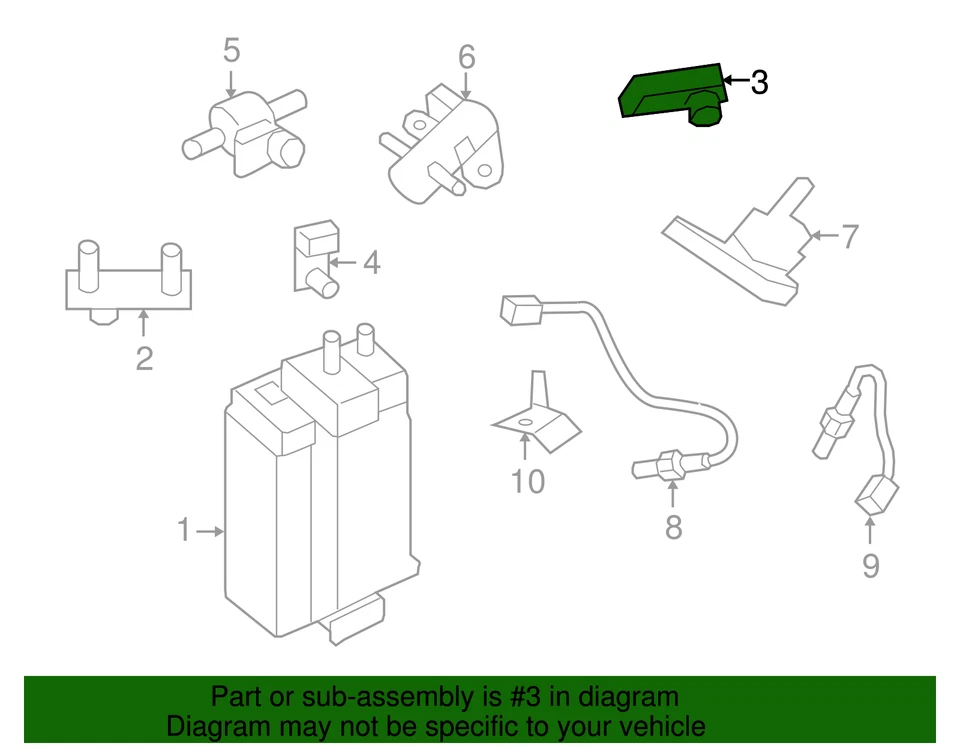 Genuine Nissan Manifold Absolute Pressure Sensor 22365-JF00D - Image 2 of 3