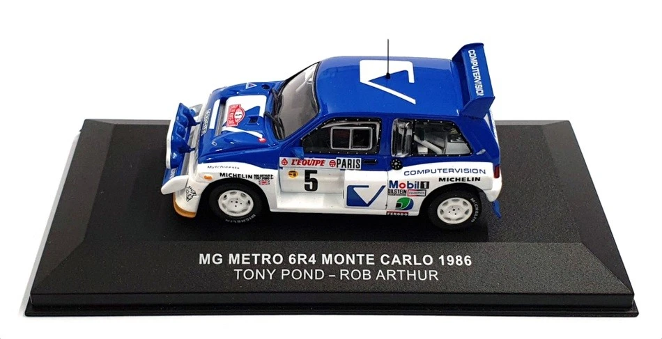 Ixo escala 1/43 0284 - MG Metro 6R4 Monte Carlo 1986 - #5 Pond/Arthur Foto 4 de 4