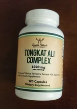 Double Wood Tongkat Complex Mens Health Supplement 120 Capsules Exp 05/2027