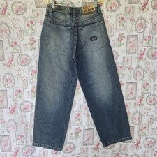 Vtg Southpole Jeans Boy 14 Baggy Loose Fit Stone Wash Hip Hop Y2K Skater Denim