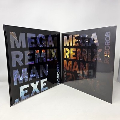 MEGA REMIX MAN.EXE Vinyl LP Record Set Lot 1 2 OST VGM Megaman Man RoboRob