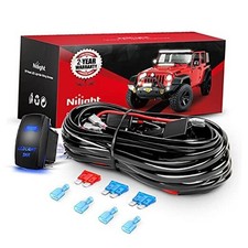 Barra de luz LED Nilight. arn s de cableado, Arn s de cableado 16AWG - 2 cables