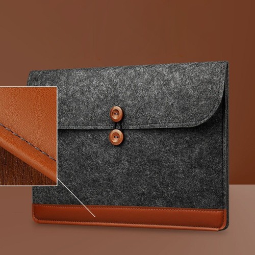 Universal Notebook-Abdeckung Wollfilz Notebook-Taschen Neu Tablet-Hülse Fall - Bild 6 von 15