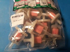 10PK INLINE FUEL FILTER FITS BAD BOY AND MANY BRANDS691035 493629 14513-10 10 PK