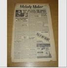 MELODY MAKER 1947 NOVEMBER 29 DIZZY GILLESPIE VIC LEWIS JIVER HUTCHINSON JAZZ +