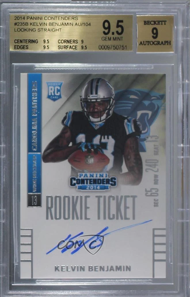 Kelvin Benjamin Panini Contenders Draft Class #6 Base