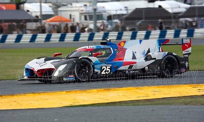 BMW M Hybrid V8 GTP IMSA 2024 Rolex 24 Daytona Race Car Photo CA2578