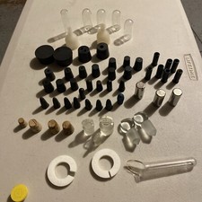 Huge Lot of Test Tubes, Beakers and Other Lab Glassware,stoppers Pyrex