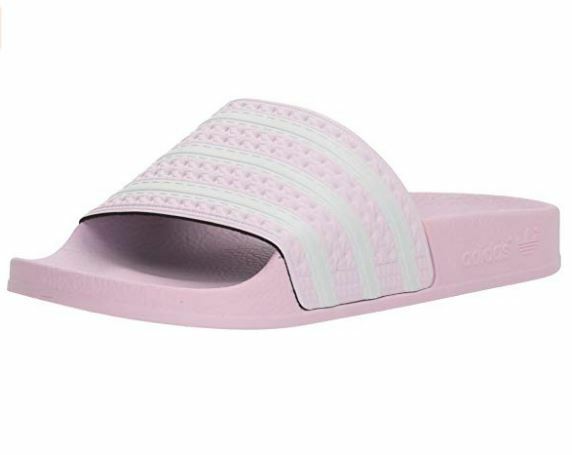 leopard adidas slides