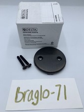 Delta RP31556 Bronze Replacement Overflow Plate With Screws