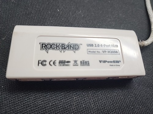 Rock Band ViPower VP-H209B White USB 2.0 4 Port HUB for PS3/Xbox 360/Wii - Picture 4 of 4