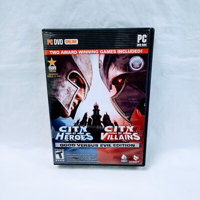 Good Versus Evil Edition Cities Of Heroes City Of Villains (PC DVD-ROM, 2007)
