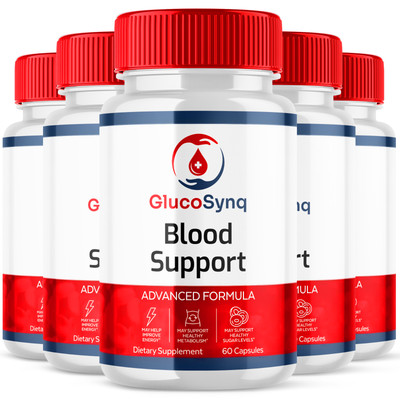 Glucocynq Blood Support Advanced Formula Supplement Natural Ingredients 300 Caps