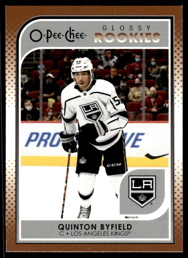 2021-22 O-Pee-Chee Glossy Bronze Quinton Byfield Los Angeles Kings #R9 12366