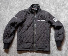 Madison Mens Quilted Padded Jacket Coat Black Size Medium.
