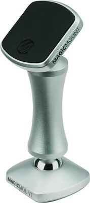 New Scosche Magic Mount Elite Magnetic Double Pivot Adhesive Mount Silver