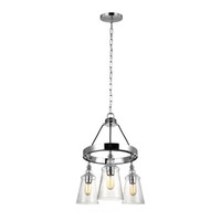 Pendelleuchte HäNgelampe Deckenlampe Chrome Eisen Glas Esszimmerleuchte D 47,9Cm