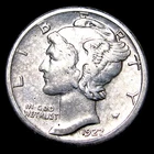 1927-S Mercury Dime Silver ---- Nice Coin ---- #256V