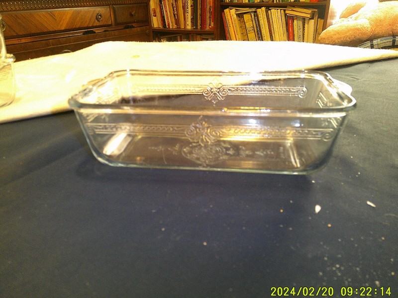 5x9-Inch Fire King Oven Safe Loaf Pan