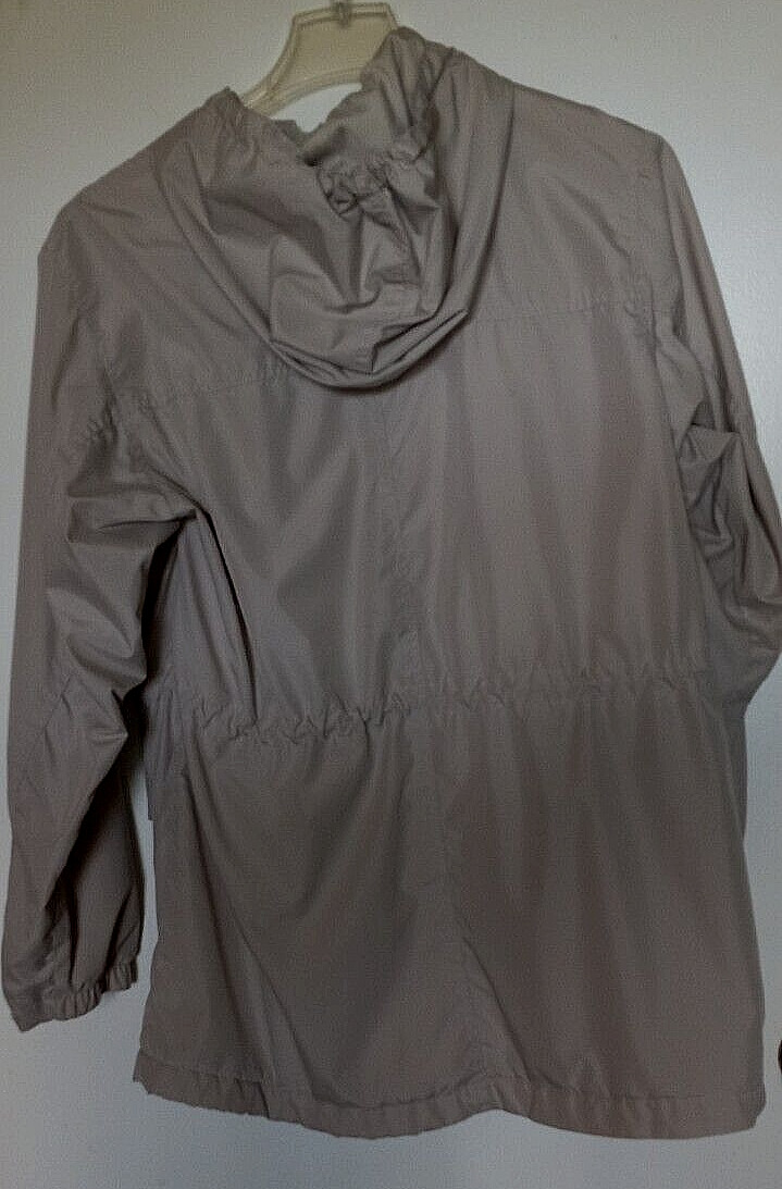 Cherokee 100% polyester solid beige jacket Size 18 - image 2