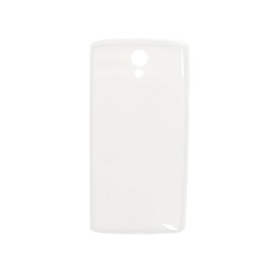 Homtom HT7, HT7 Pro, White Satin Silicone Cover Semi Transparent