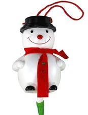 Christmas Tree Watering Snowman Hanging Ornament with Low Water Sensor 6 Inch