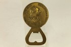 Antique Brass Lud XVI Rex Christianiss Maria Ant Austr French Coin Bottle Opener