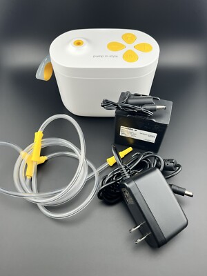 Medela White Pump In Style Double Electric Breast Pump W/O Bottles Or Shields