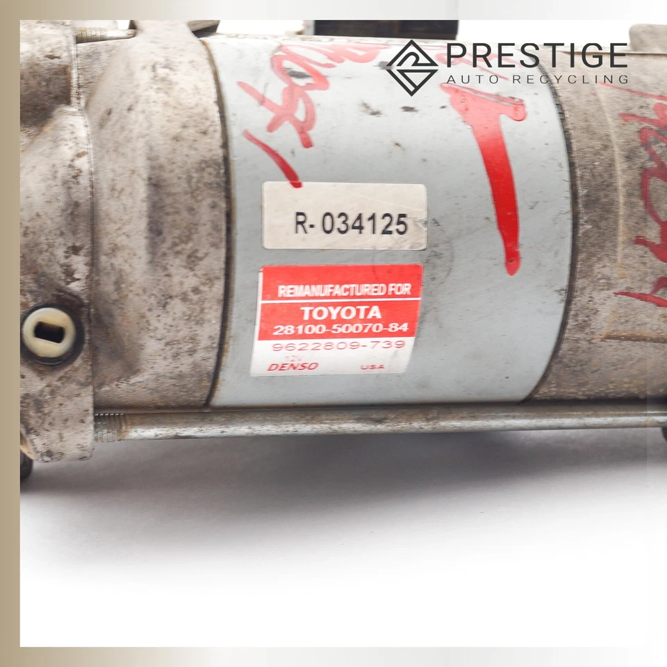 1998–2002 TOYOTA TUNDRA LAND CRUISER Engine Starter Motor 4.7L V8 28100-50070-84 - Image 2 of 4