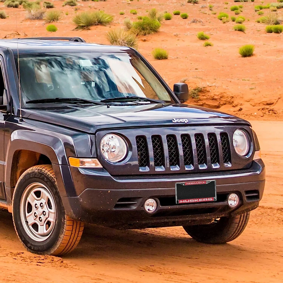 Nebraska Cornhuskers Chrome Metal Laser Cut License Plate Frame - Image 3 of 4