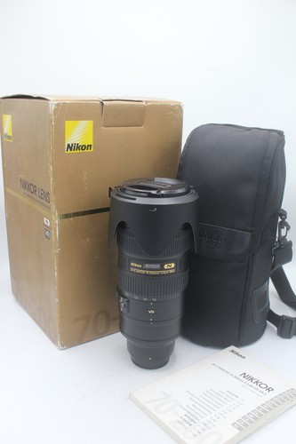 Nikon Nikkor AF-S 70-200mm 1:2.8 G ii ED Lens Sr. 20043766 Pristine Condition