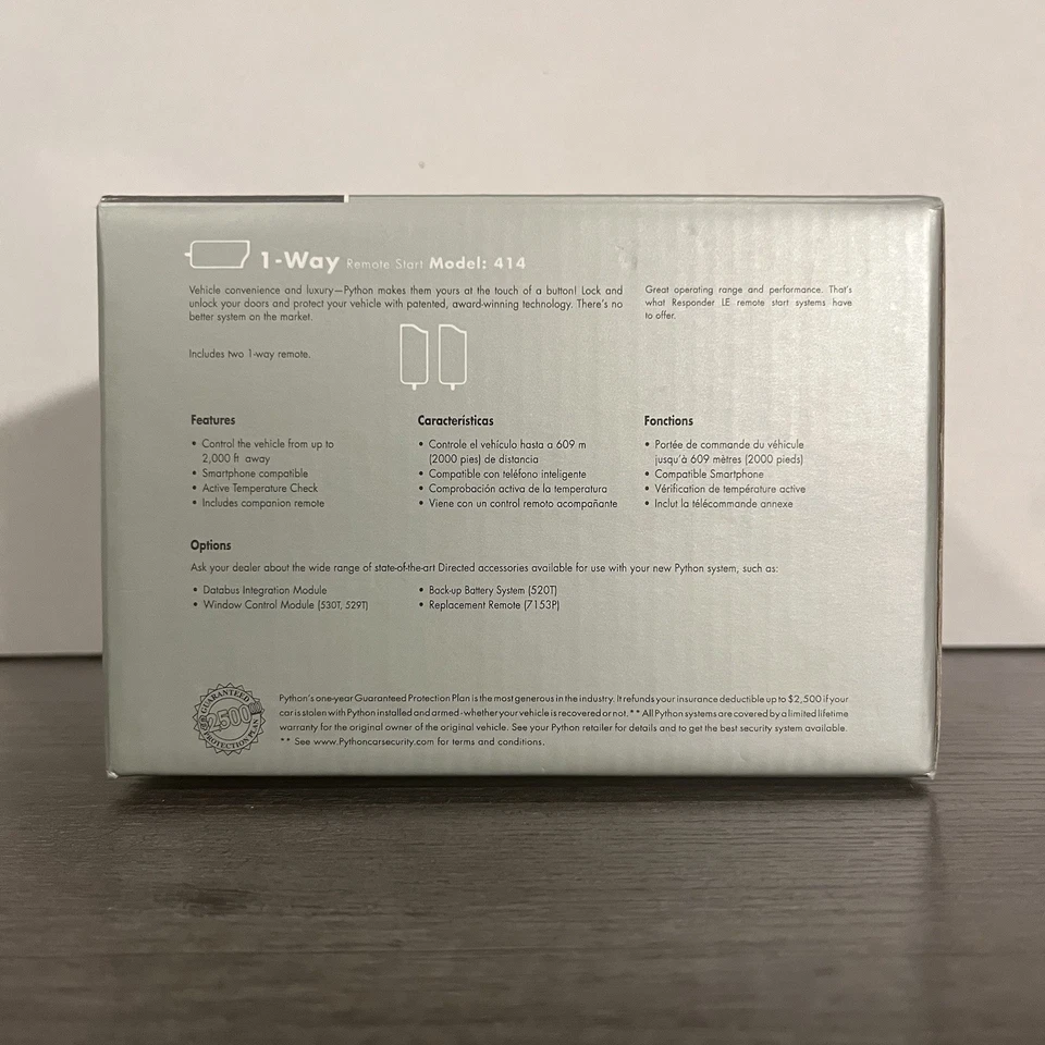 Python 1-Way (2) Fob Remote Start - Lock/Unlock Super-Code Smartphone Compatible - Image 2 of 4