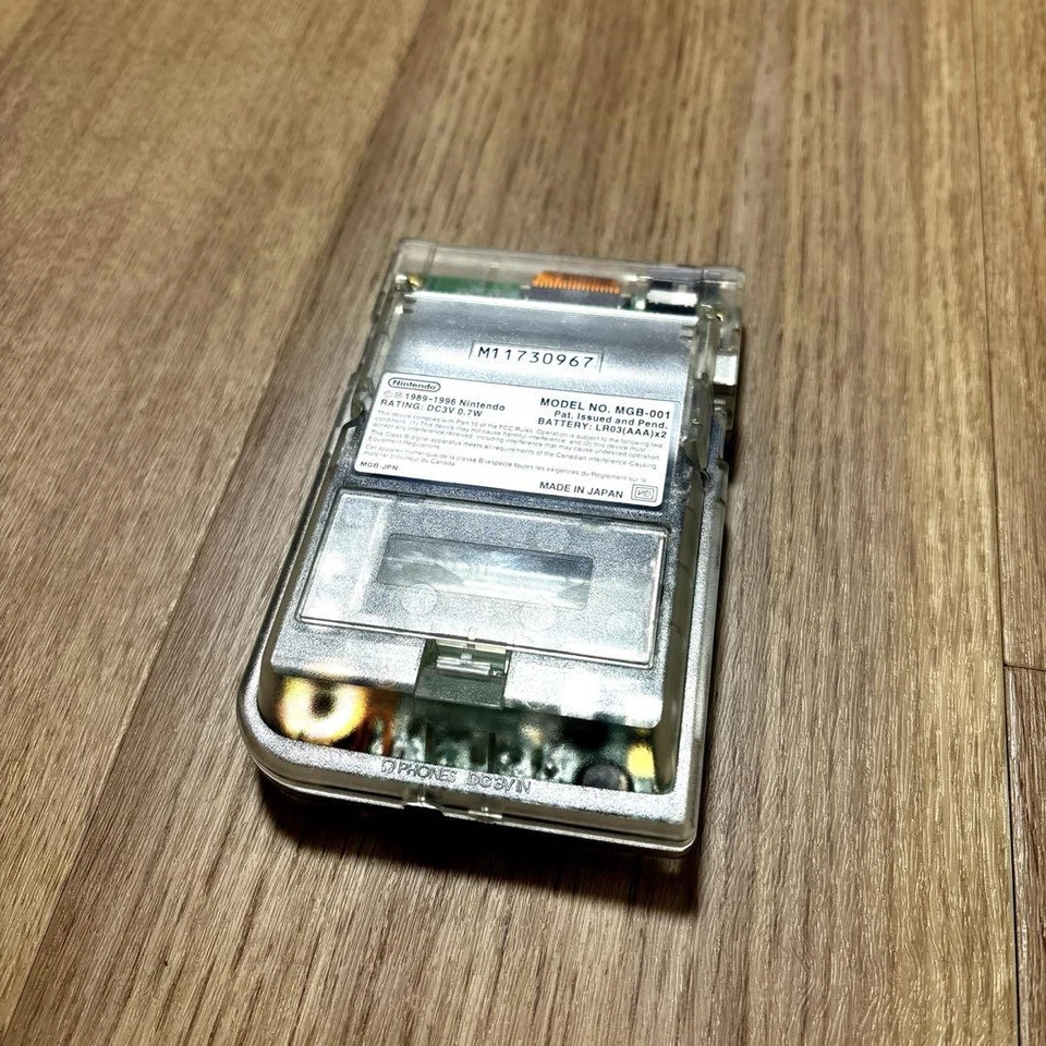 Nintendo Gameboy Game Boy Pocket Clear Skeleton Famitsu Limited Model F Tested - Image 2 of 4