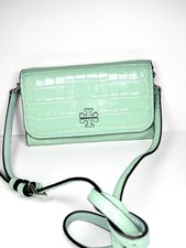 Tory Burch Thea Embossed Flat Crossbody Bag - Northern Light 153393